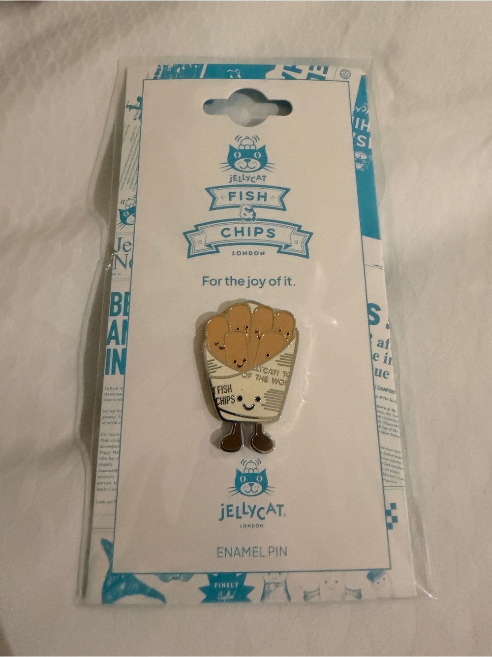 Jellycat Cosy Chips - includes pin, stickers, and bag - Picture 4 of 8